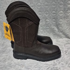 Herman Survivors Granite Pull On Steel Toe Men's Boots Size 8 1/2